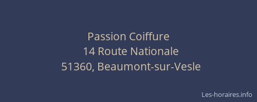 Passion Coiffure