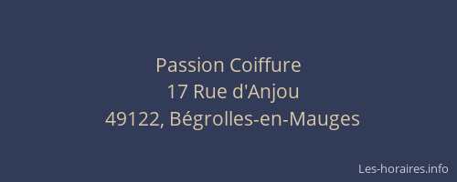 Passion Coiffure