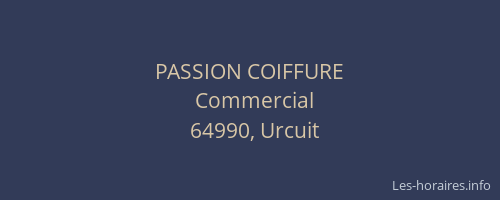 PASSION COIFFURE