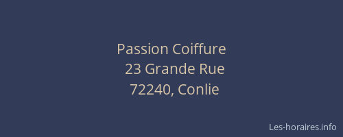 Passion Coiffure