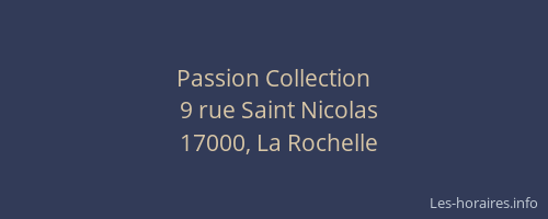Passion Collection