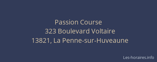 Passion Course