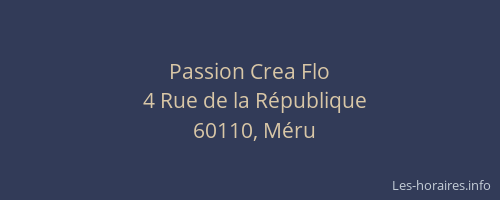 Passion Crea Flo