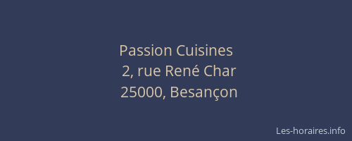 Passion Cuisines
