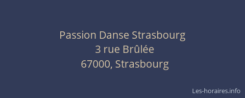 Passion Danse Strasbourg