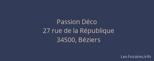 Passion Déco