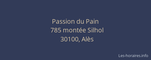 Passion du Pain