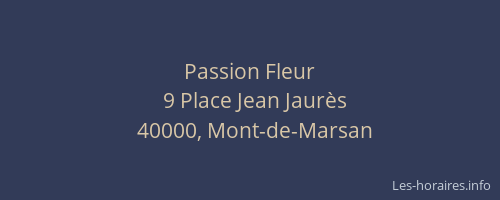 Passion Fleur