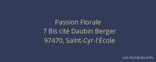 Passion Florale