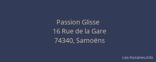 Passion Glisse