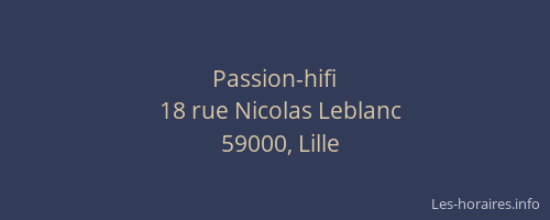 Passion-hifi
