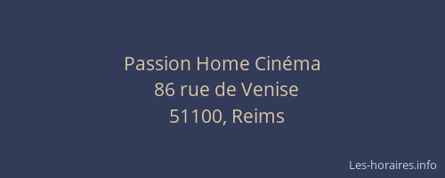Passion Home Cinéma
