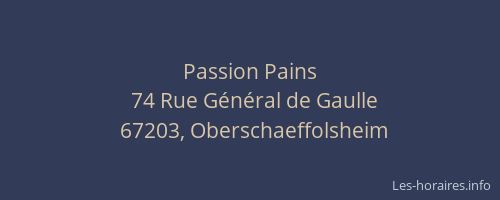 Passion Pains