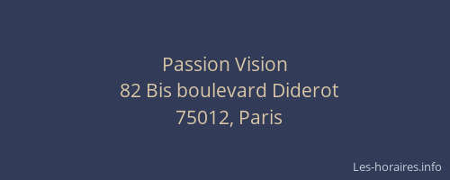 Passion Vision