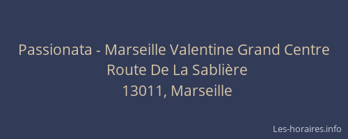 Passionata - Marseille Valentine Grand Centre