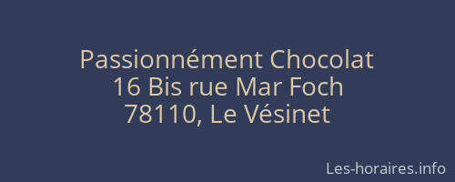 Passionnément Chocolat