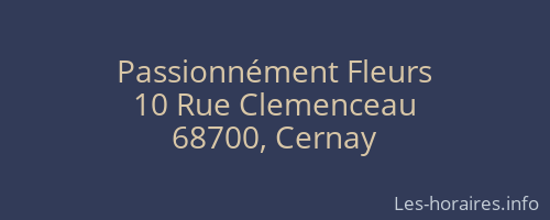 Passionnément Fleurs