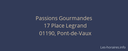 Passions Gourmandes