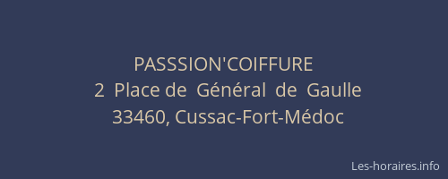 PASSSION'COIFFURE