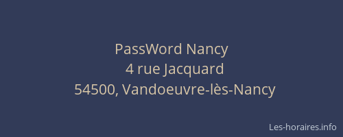 PassWord Nancy