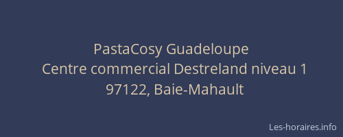 PastaCosy Guadeloupe