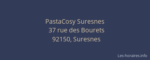 PastaCosy Suresnes