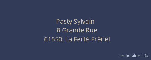 Pasty Sylvain