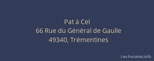 Pat à Cel
