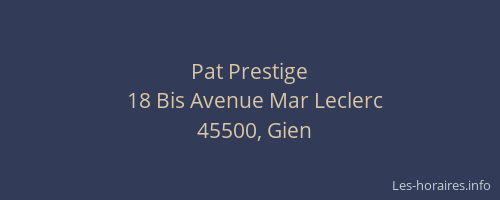 Pat Prestige