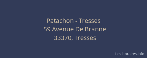 Patachon - Tresses