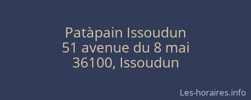 Patàpain Issoudun