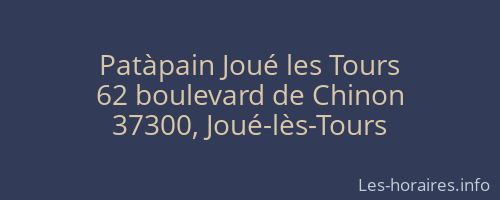 Patàpain Joué les Tours