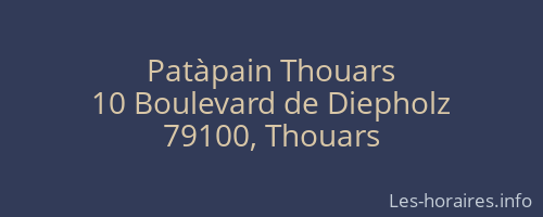Patàpain Thouars