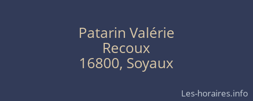 Patarin Valérie