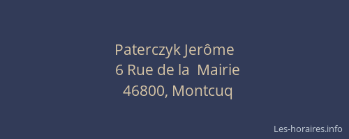 Paterczyk Jer&ocirc;me