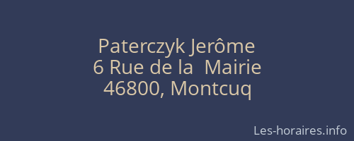 Paterczyk Jerôme