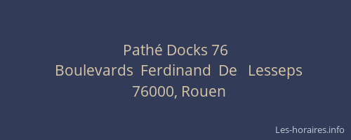 Pathé Docks 76