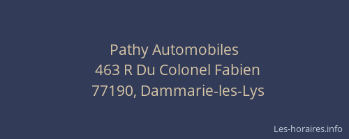Pathy Automobiles