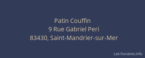 Patin Couffin
