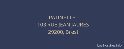 PATINETTE
