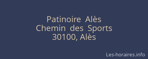 Patinoire  Alès