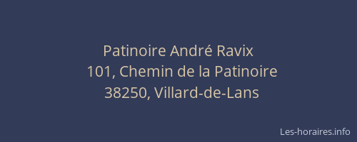 Patinoire Andr&eacute; Ravix