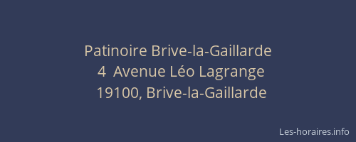 Patinoire Brive-la-Gaillarde