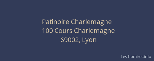 Patinoire Charlemagne