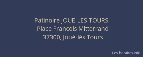 Patinoire JOUE-LES-TOURS