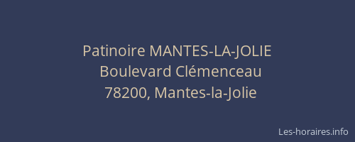 Patinoire MANTES-LA-JOLIE