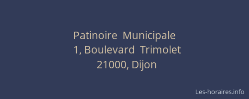 Patinoire  Municipale
