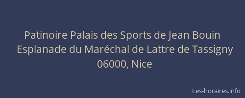 Patinoire Palais des Sports de Jean Bouin