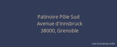 Patinoire Pôle Sud