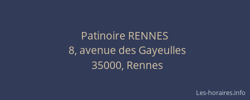 Patinoire RENNES